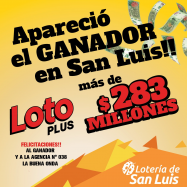 ¡Apareció el ganador del Loto Plus!